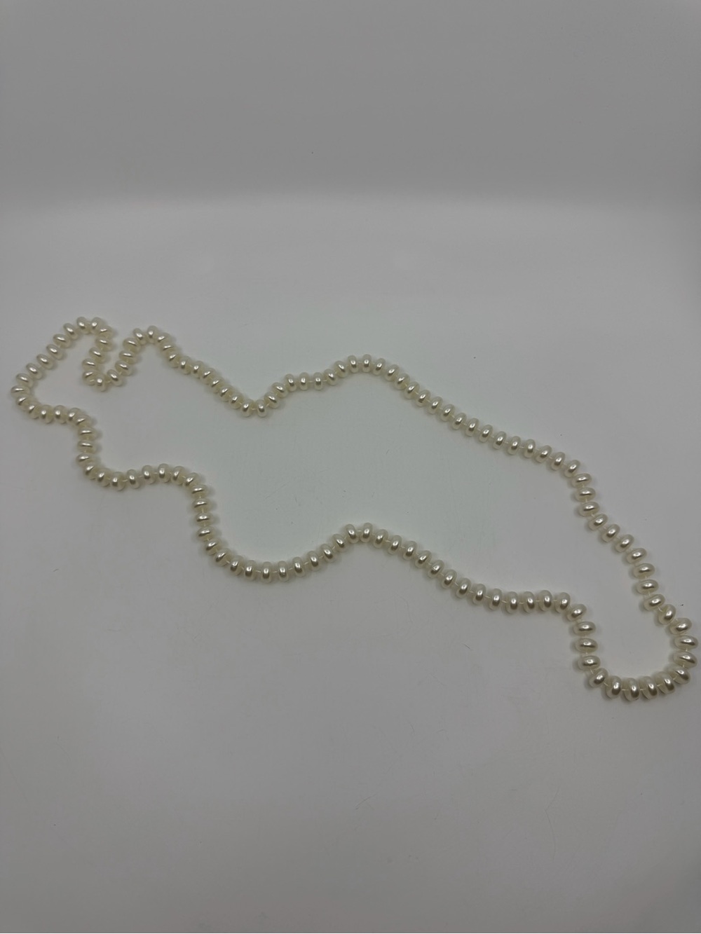 Classic Pearl Necklace in White